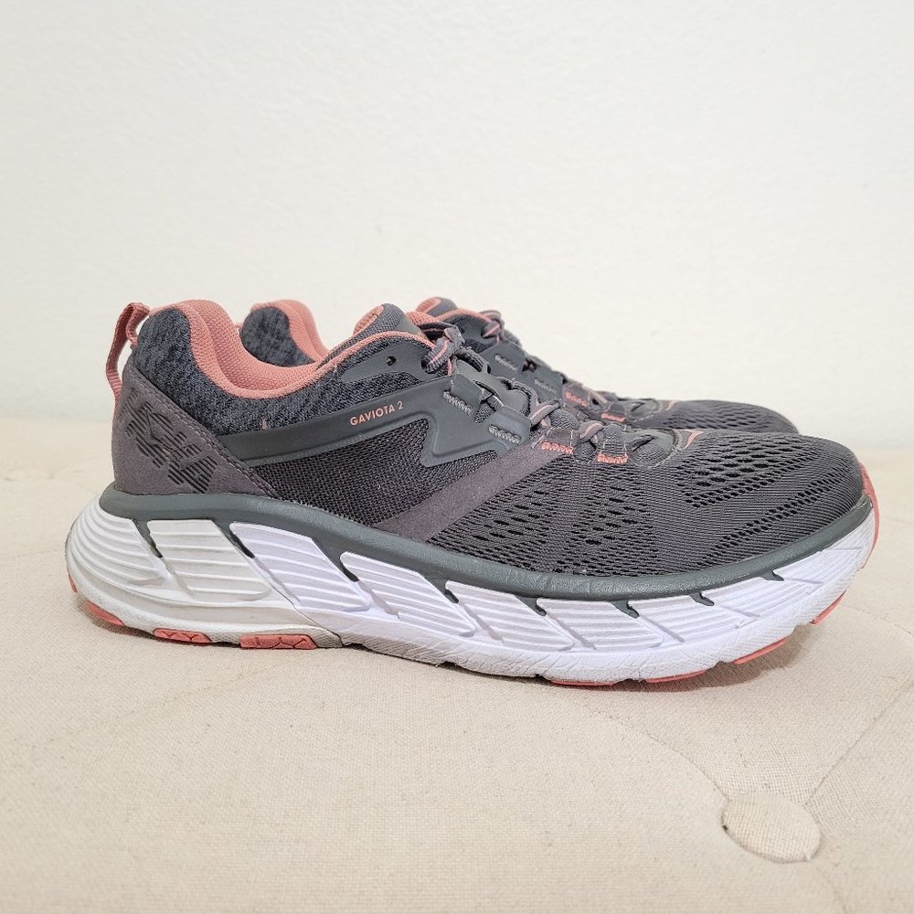 Hoka One One Gaviota 2 1099630 DSLN Grey  Dark Shadow Running Shoes Size 9.5